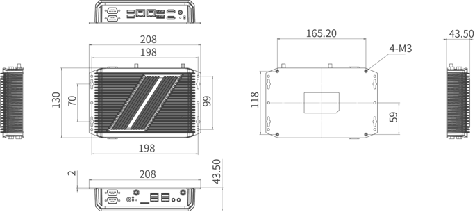 工业整机EPC-1211接口图