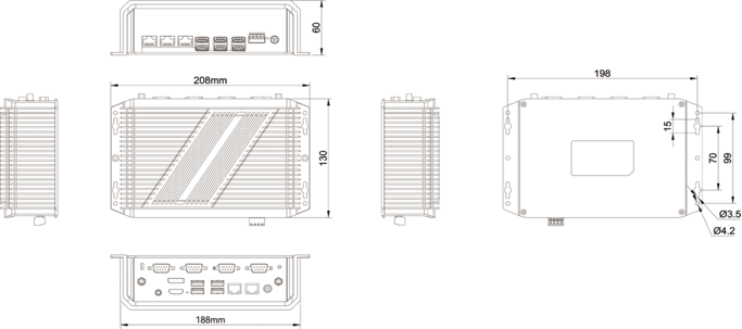 工业整机EPC-3511接口图